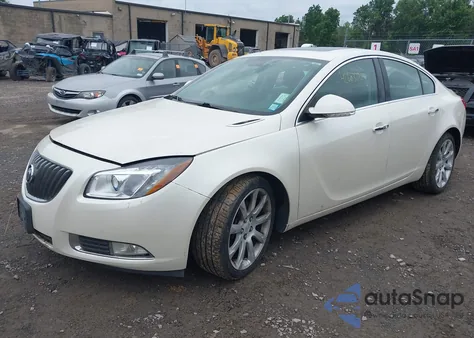 2012 Buick Regal Turbo - Premium 3 из США, поврежденный, VIN 2G4GU5GV3C9190321